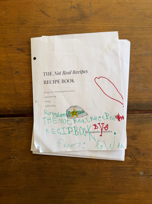 Not Real Recipes